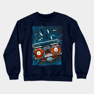 Radio underwater design Crewneck Sweatshirt